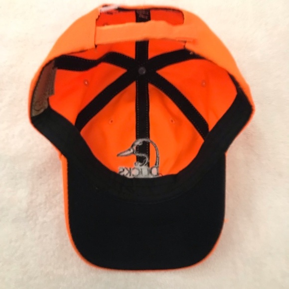 Outdoor Cap for Ducks Unlimited Adjustable Orange Hunting Cap - Picture 5 of 12